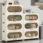 Multi-functiona with Drawers Flexible Plastic Rack - Image 4